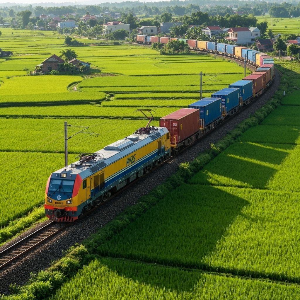 Tàu hàng đường sắt SÔNG THAO